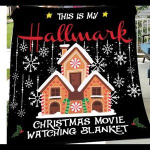 Super cute cozy hall mark blanket